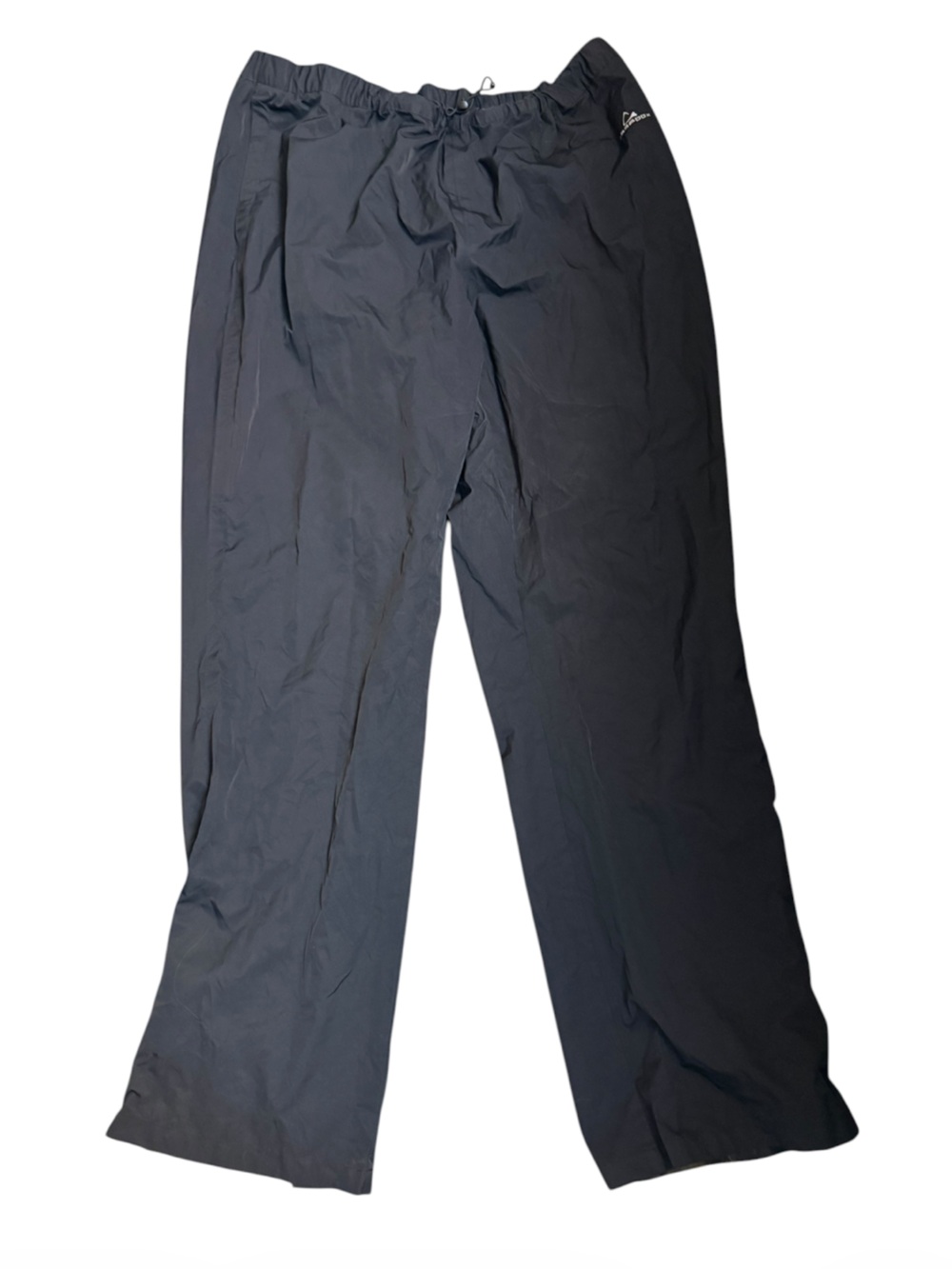 PARADOX Men’s Rain Pants SZ XXL Black Elastic Waistband Outdoors Stretch Adust